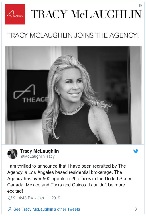 Tracy McLaughlin Joins The Agency! Blog Tracy McLaughlin Marin's