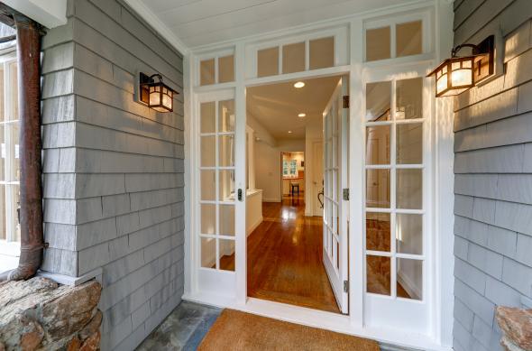2 Madera Avenue open door inviting you in to a wood floor foyer. 