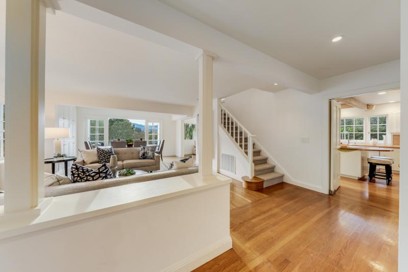 2 Madera Avenue interior of home, featuring staircase up