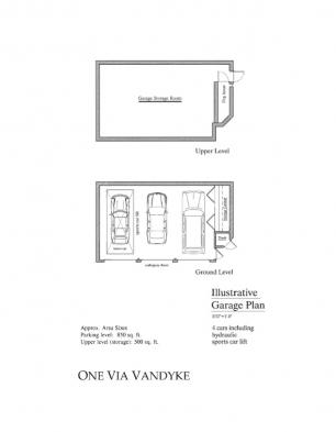 1 Via Vandyke floor plan
