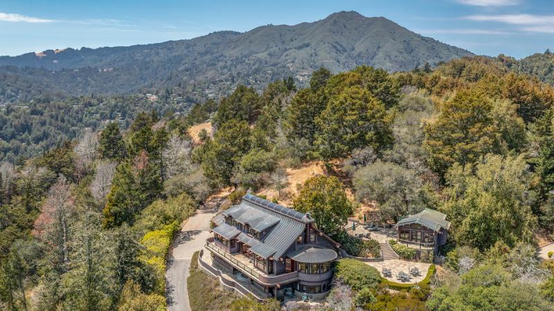 1 Via Vandyke aerial view with Mt. Tam