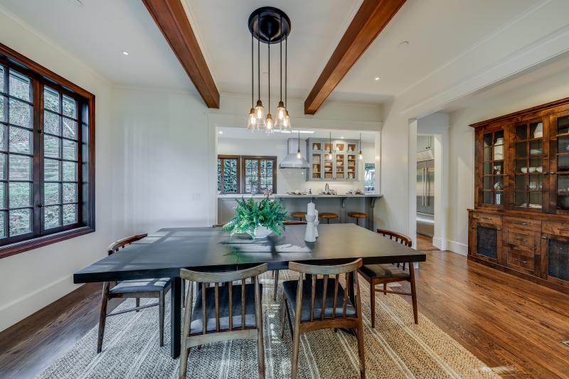 dining room kitchen and cabinets