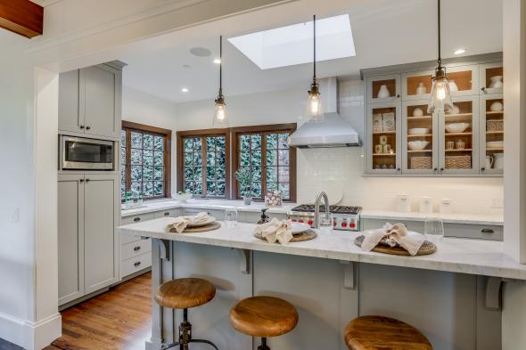 7 Merry Lane, Corte Madera #43 bar stools and kitchen