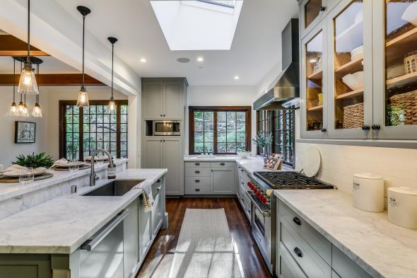 7 Merry Lane, Corte Madera #43 long view of kitchen