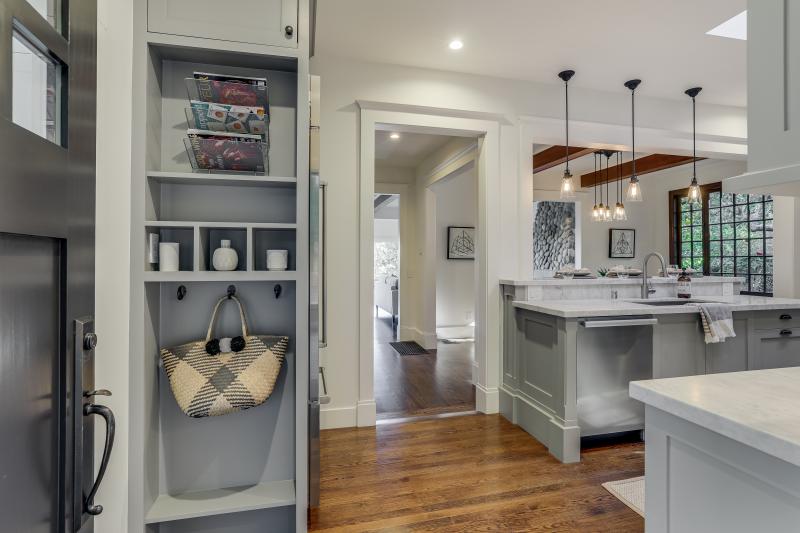 kitchen and shelving