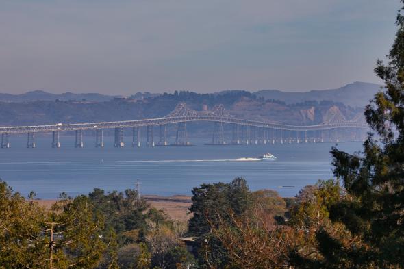 7 Merry Lane, Corte Madera #43 closer view of Richmond bridge
