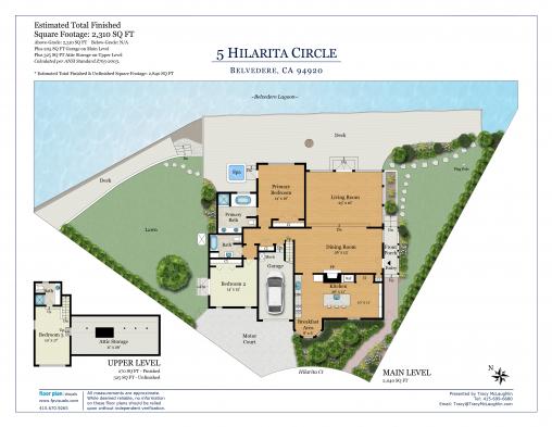 5 Hilarita Circle, Belvedere #61 5 Hilarita Circle floor plan