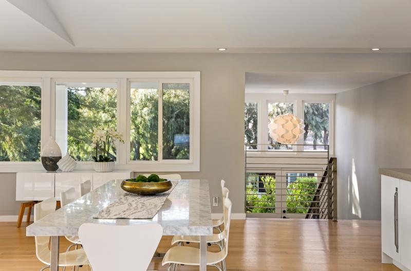 dining room and stairs 