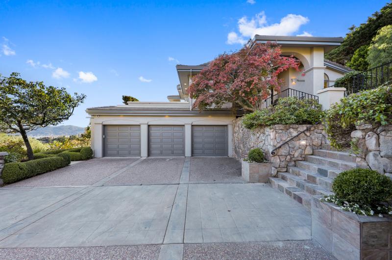 driveway and garage