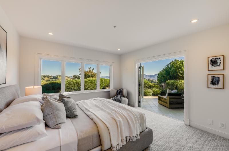 bedroom with view outside