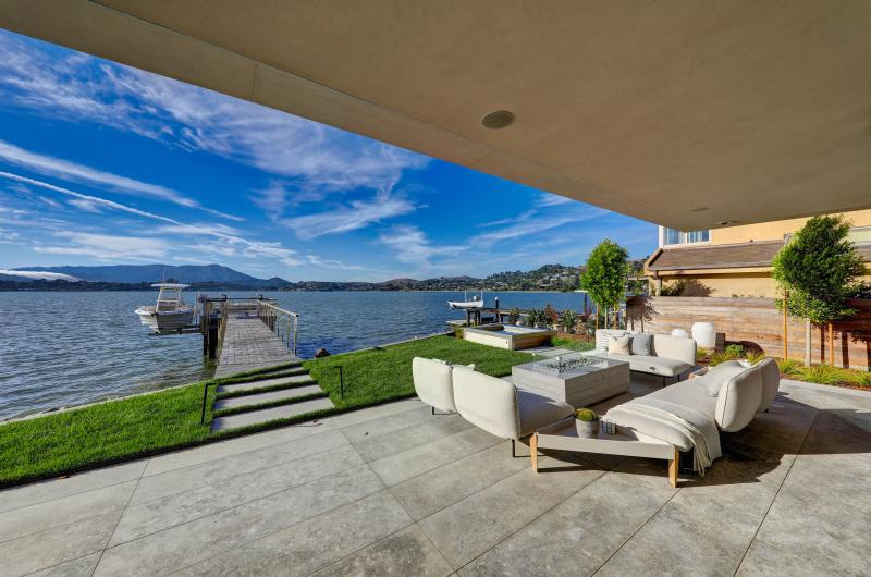 patio and dock