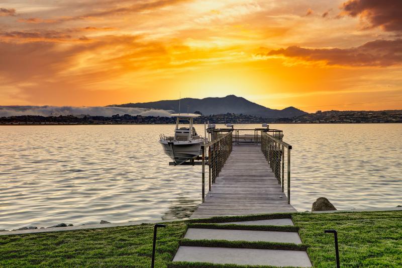 dock sunset