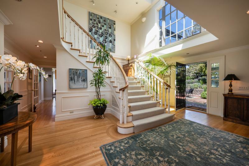 foyer and stairs