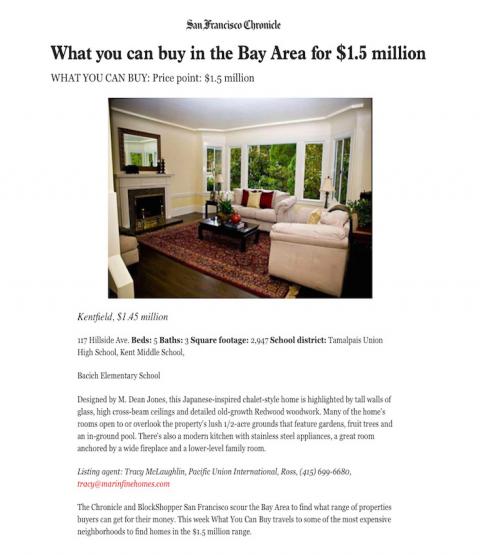 What you can buy in the Bay Area for $1.5 million