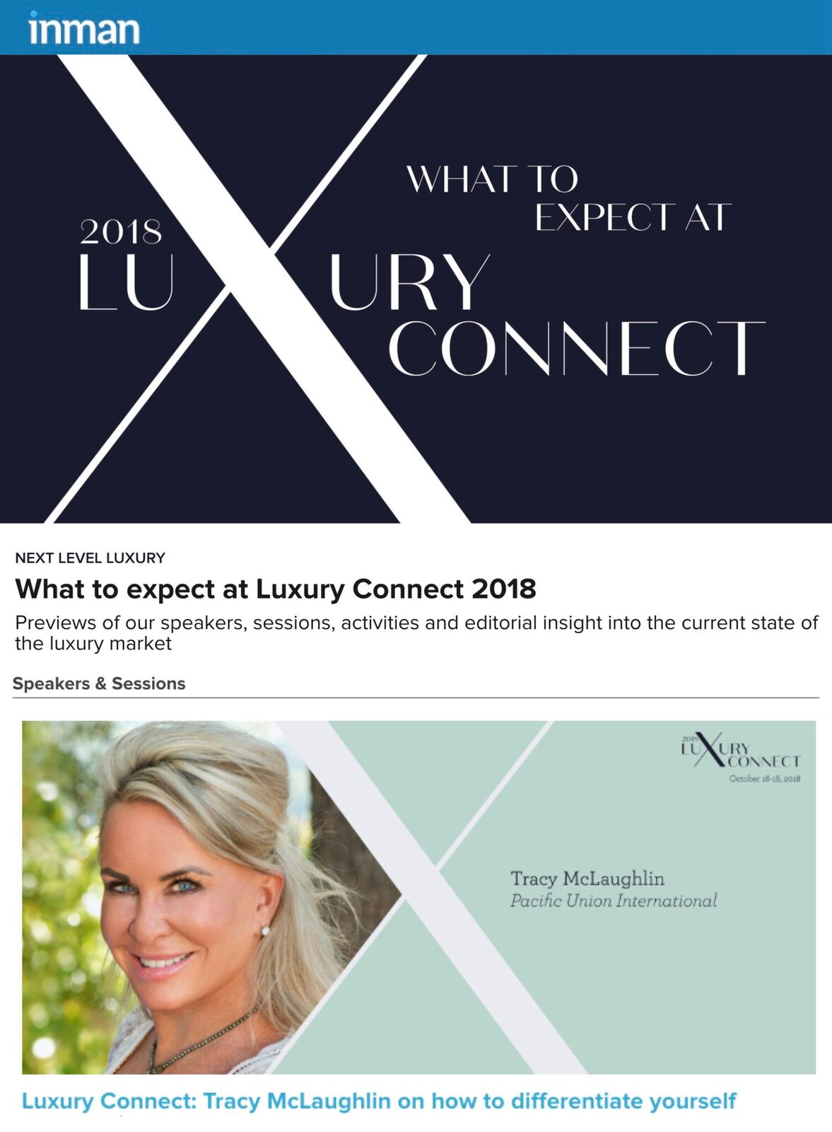 What to expect at Luxury Connect 2018