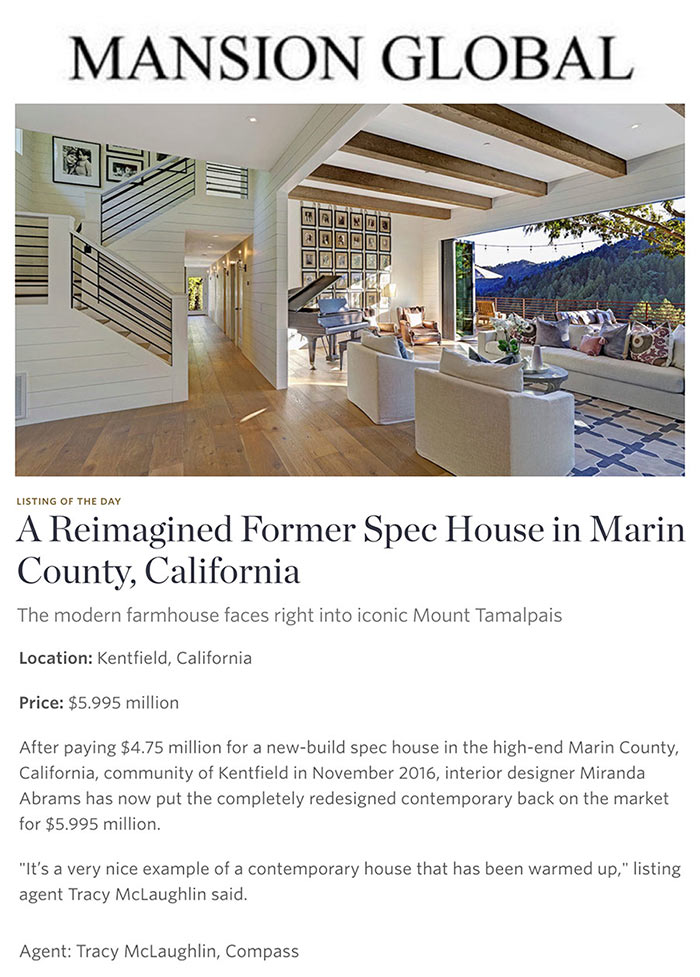 A Reimagined Former Spec House in Marin County, California