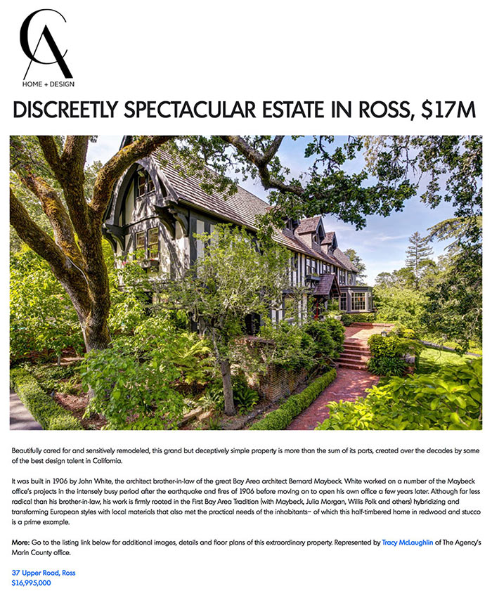 Discreetly Spectacular Estate in Ross, $17M